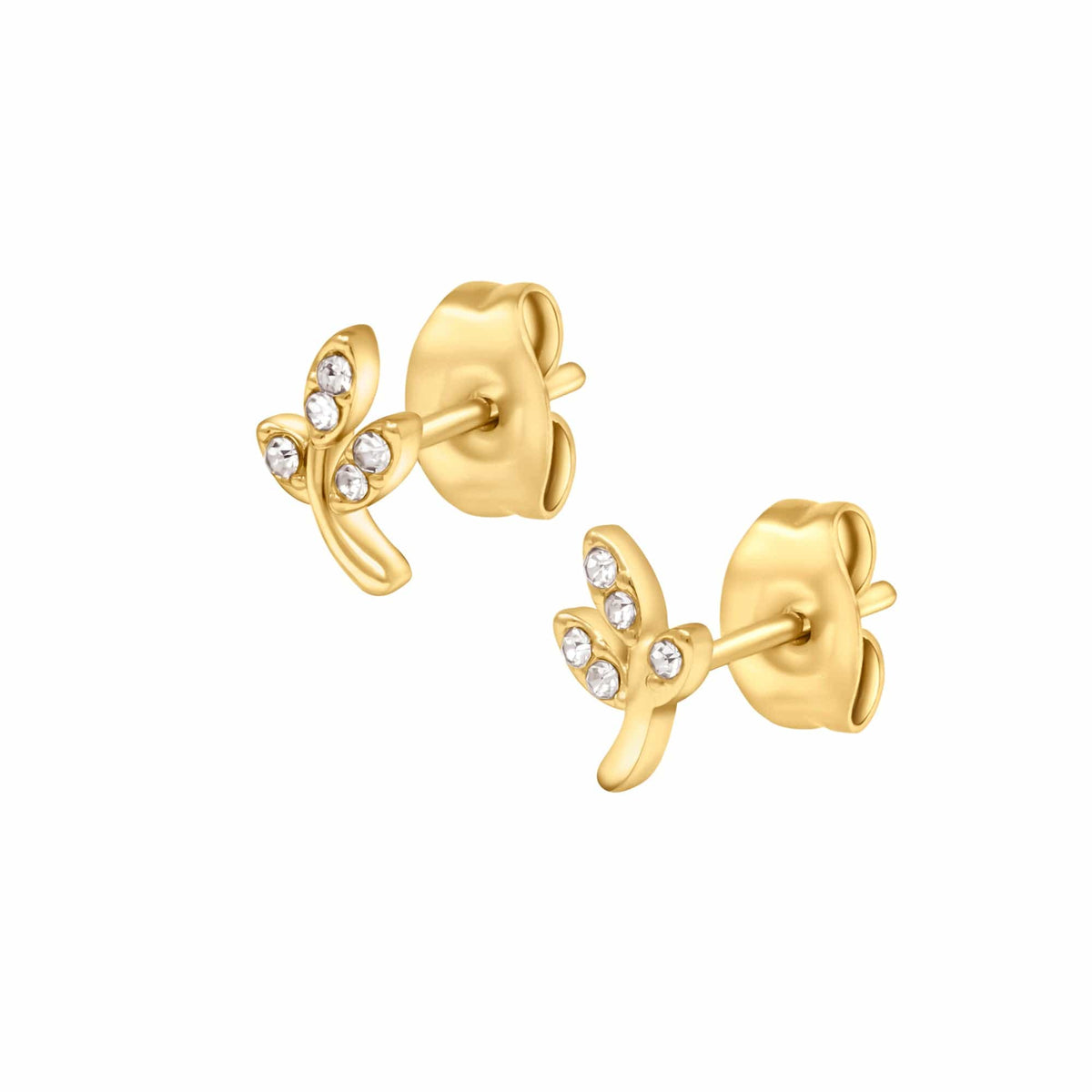 BohoMoon Stainless Steel Esther Stud Earrings Gold