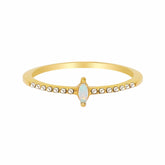 BohoMoon Stainless Steel Eve Opal Ring Gold / US 6 / UK L / EUR 51 (small)