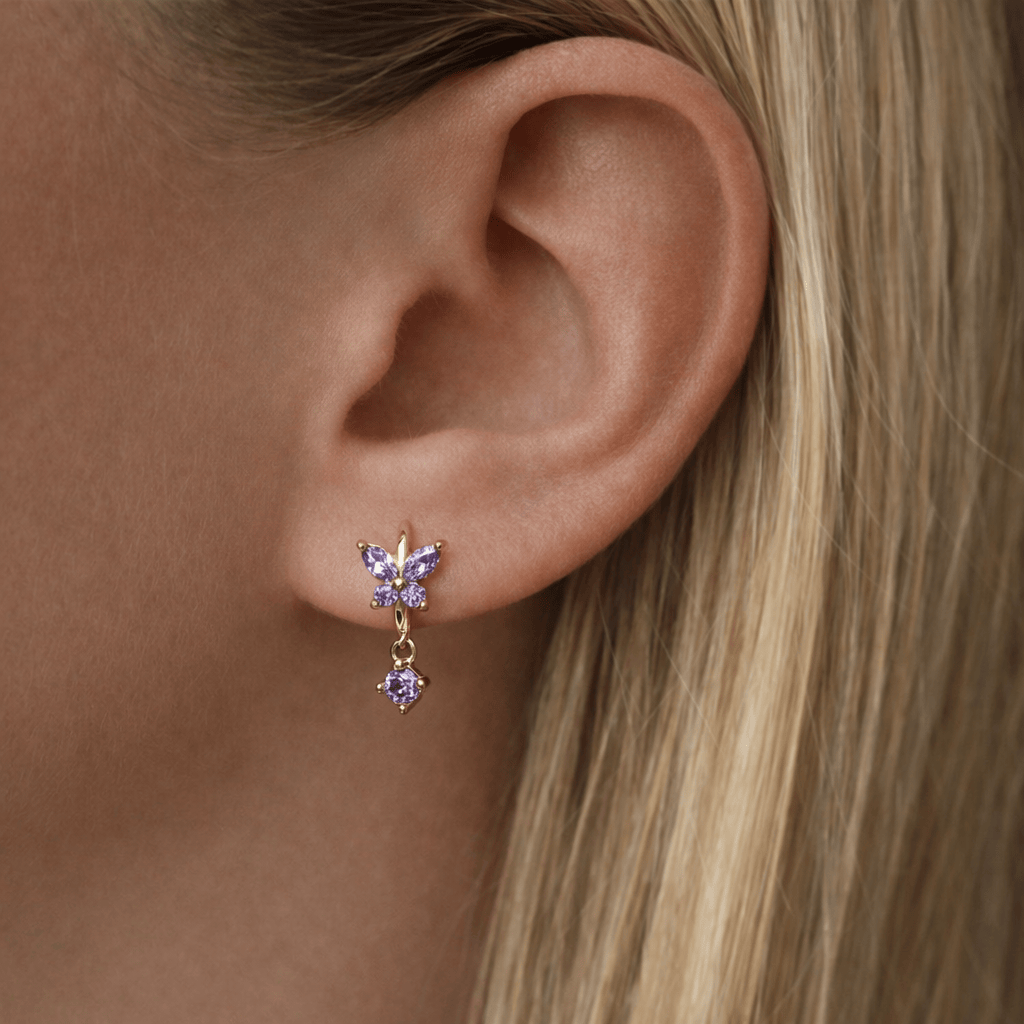 Bohomoon Stainless Steel Evelyn Hoop Earrings