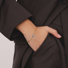 Bohomoon Stainless Steel Ever Seeing Eye Bracelet