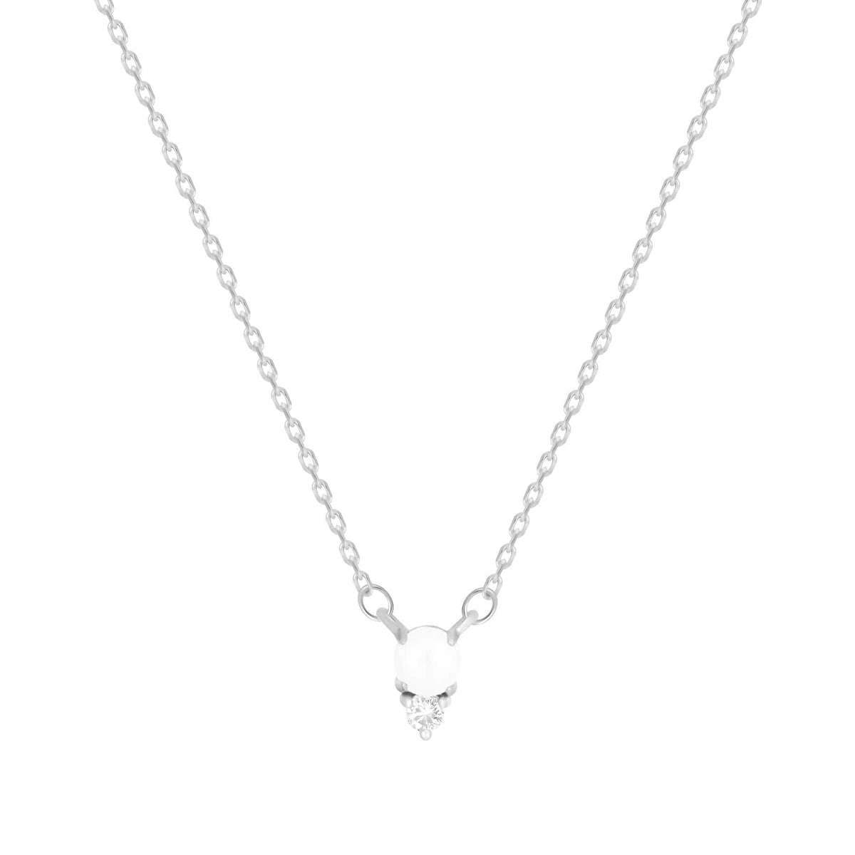 Bohomoon Stainless Steel Evie Pearl Necklace
