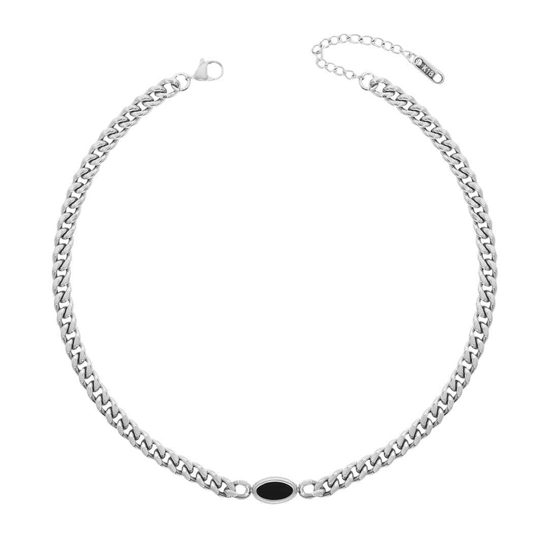 BohoMoon Stainless Steel Ezra Choker Silver