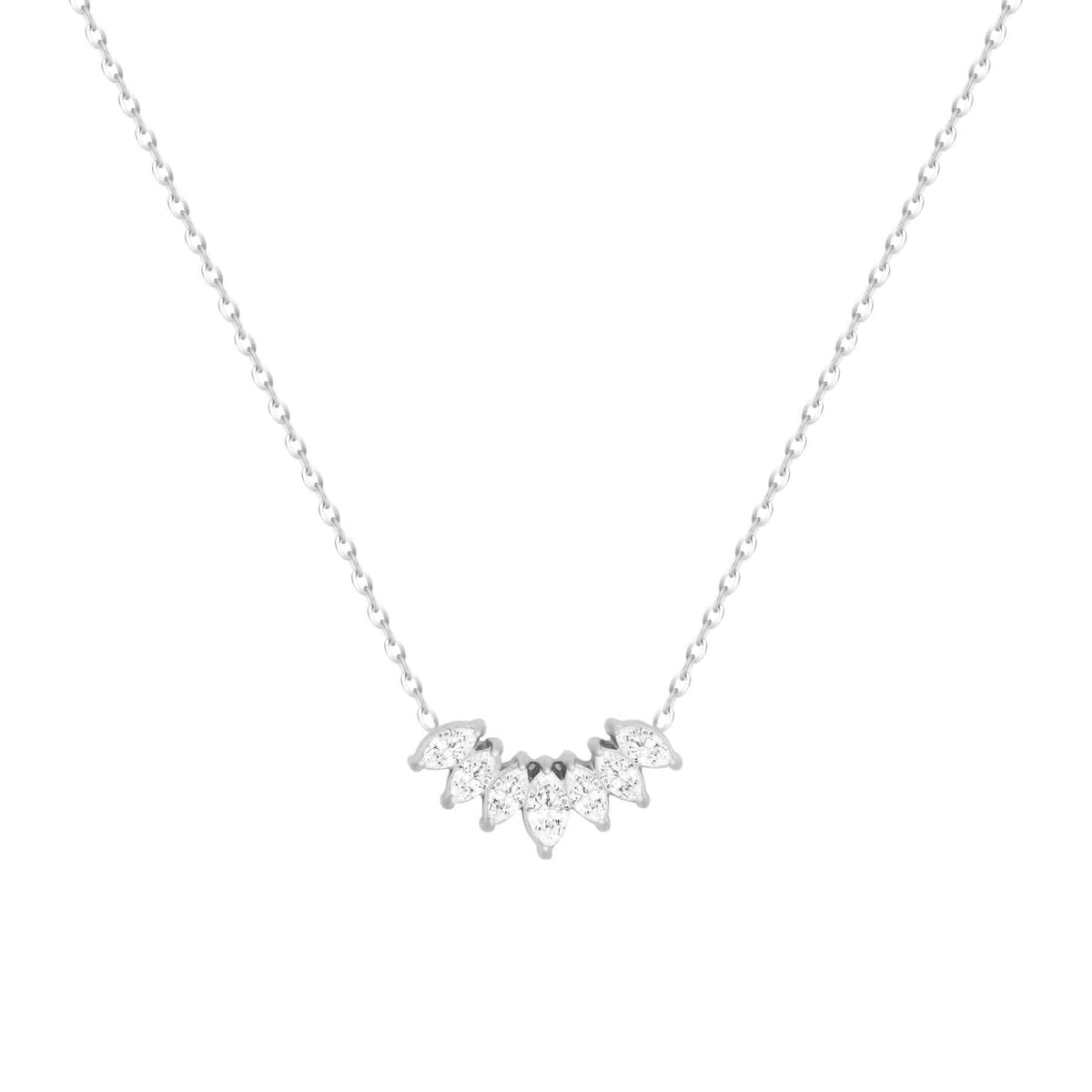 Bohomoon Stainless Steel Fan Necklace