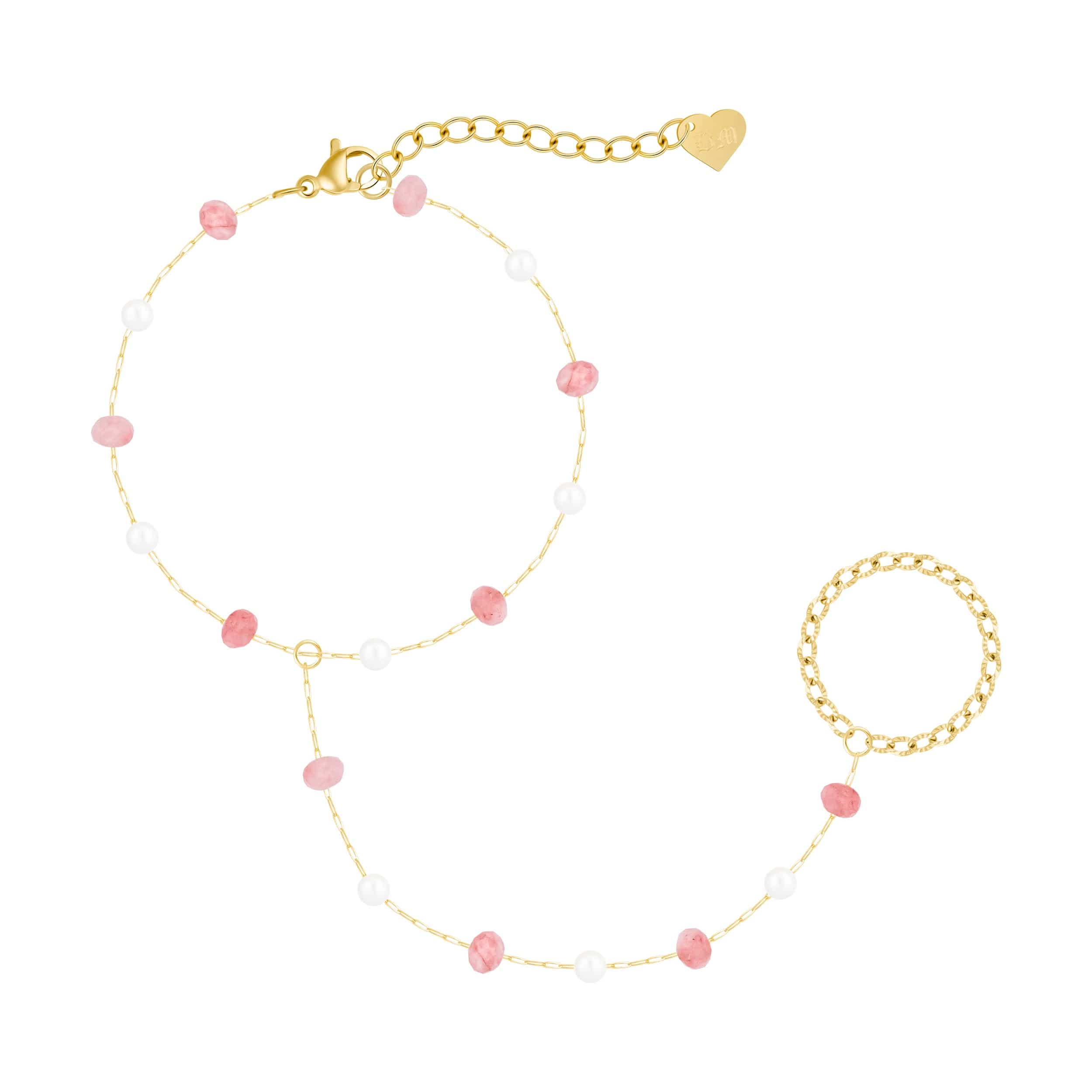 Bohomoon Stainless Steel Fantasy Hand Chain Bracelet