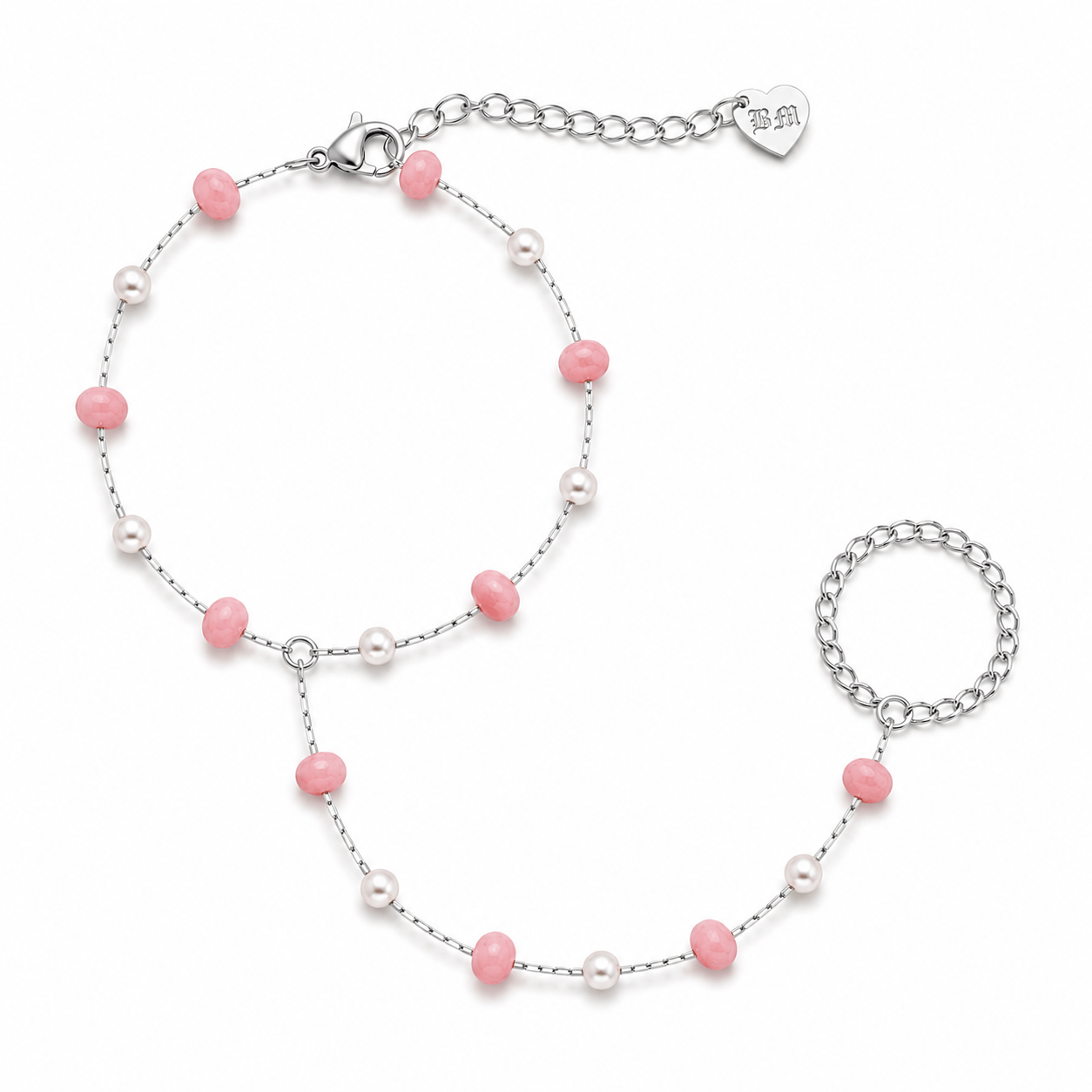Bohomoon Stainless Steel Fantasy Hand Chain Bracelet