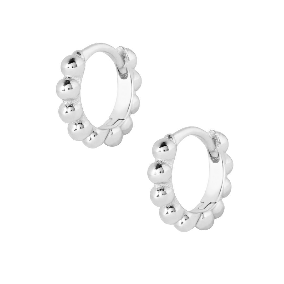 Bohomoon Stainless Steel Fate Hoop Earrings
