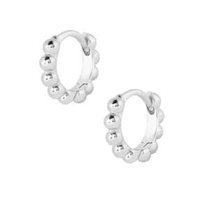 Bohomoon Stainless Steel Fate Hoop Earrings