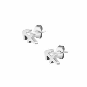 BohoMoon Stainless Steel Fate Zodiac Stud Earrings Silver / Sagittarius