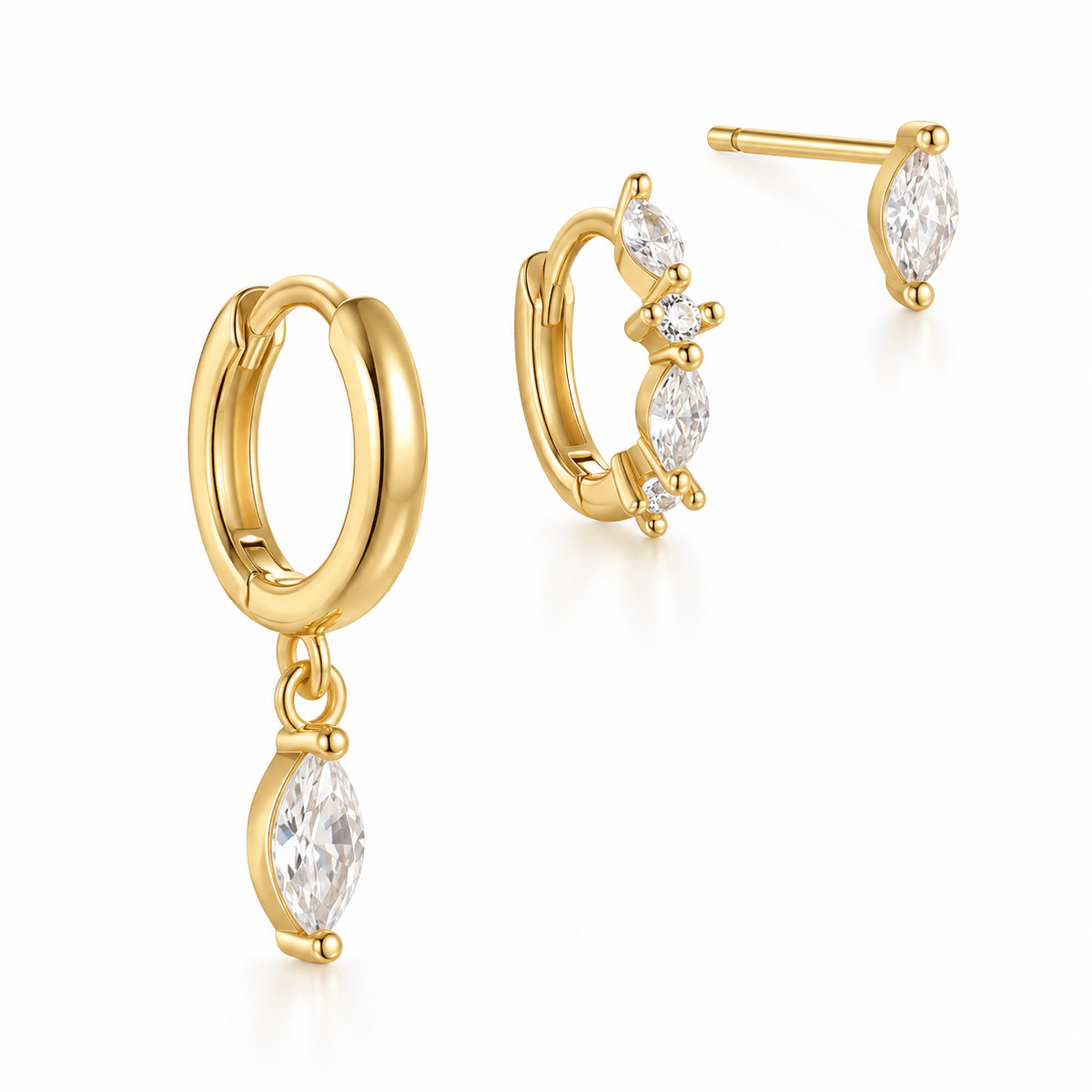 Bohomoon Stainless Steel Felicity Earring Set