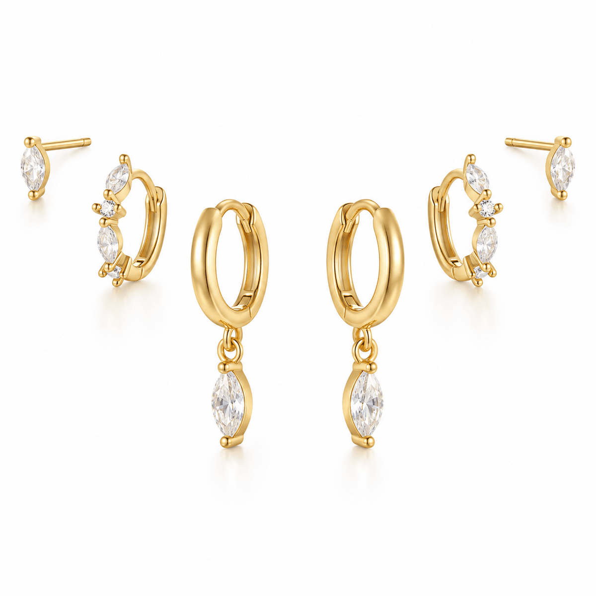 Bohomoon Stainless Steel Felicity Earring Set