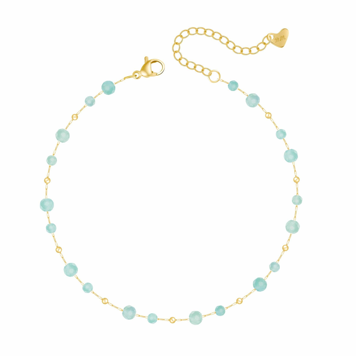 Bohomoon Stainless Steel Fern Anklet