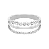 BohoMoon Stainless Steel Ferne Ring Silver / US 4 / UK H / EUR 46 / (xxsmall)