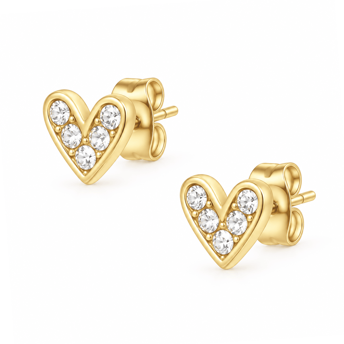Bohomoon Stainless Steel First Love Stud Earrings