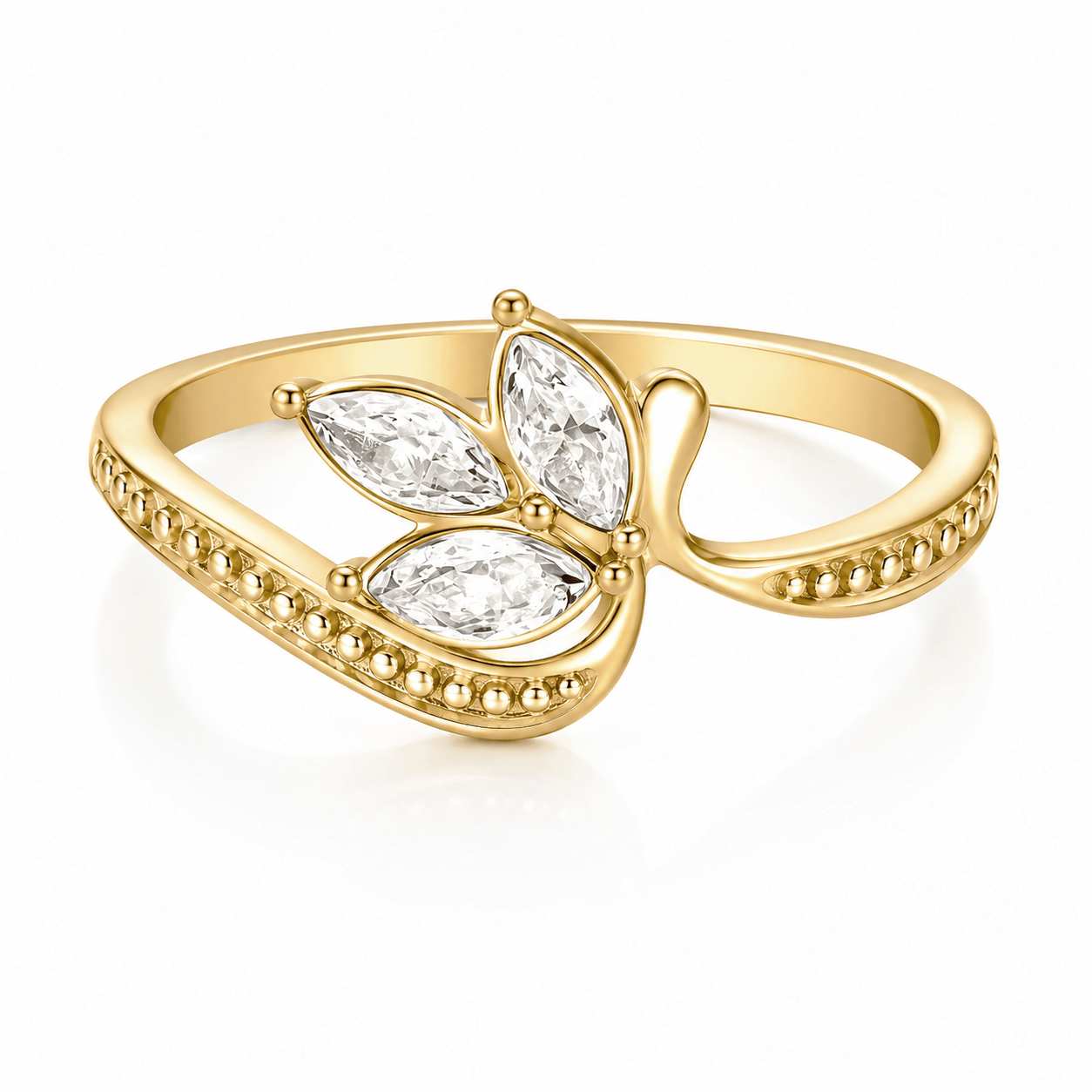 Bohomoon Stainless Steel Flare Ring