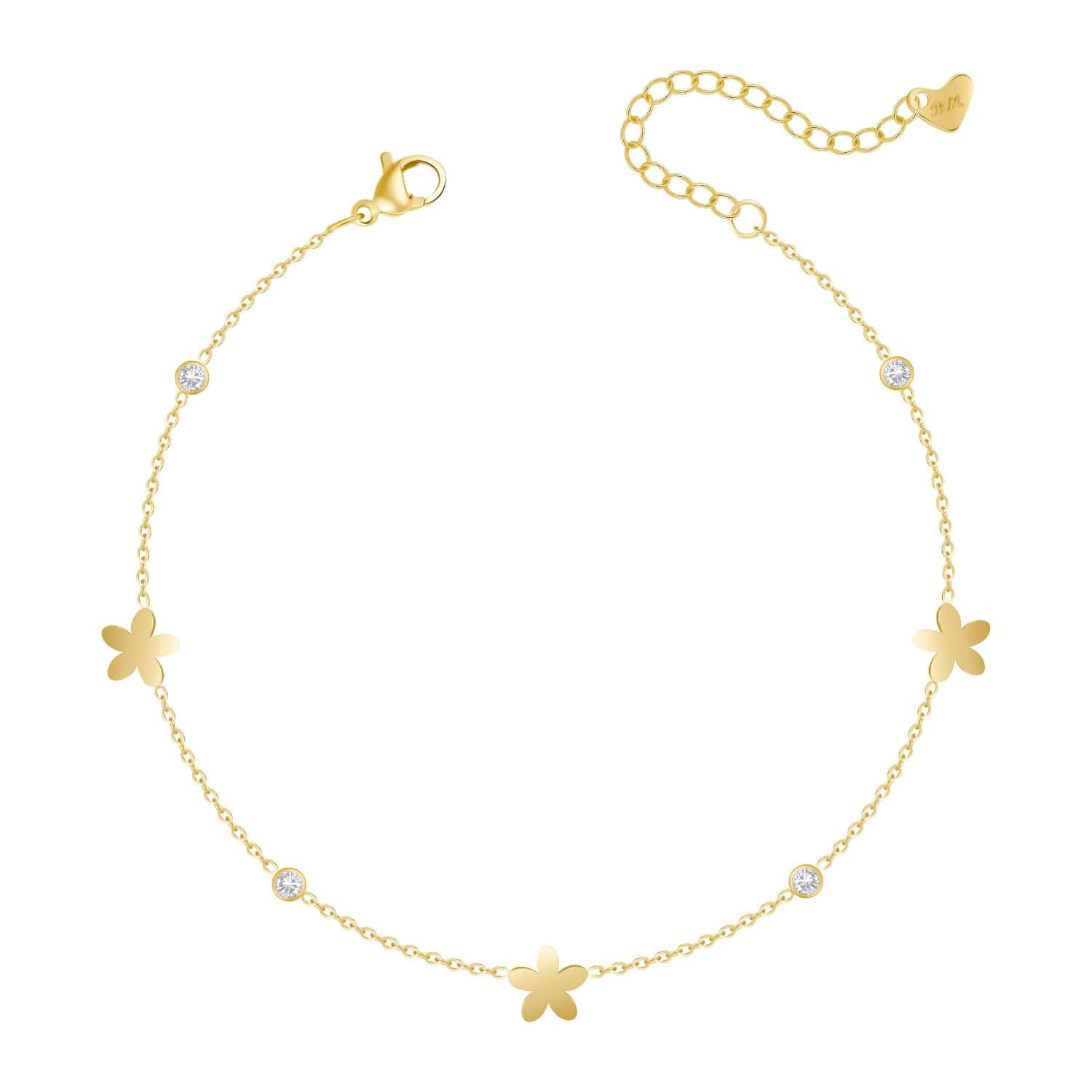 Bohomoon Stainless Steel Fleur Anklet