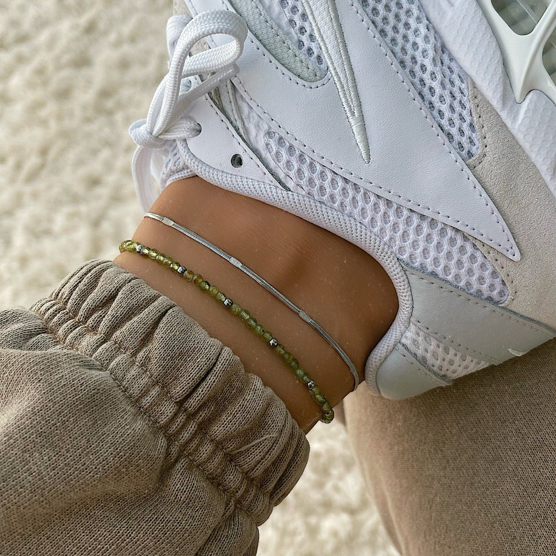 BohoMoon Stainless Steel Flora Anklet