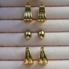 BOHOMOON Stainless Steel Florence Stud Earrings Gold
