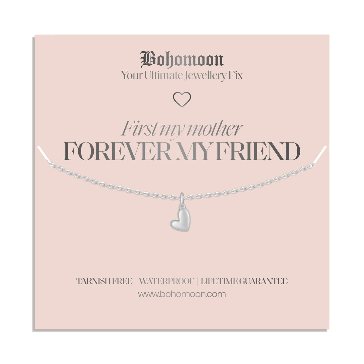 Bohomoon Stainless Steel Forever Mother Necklace