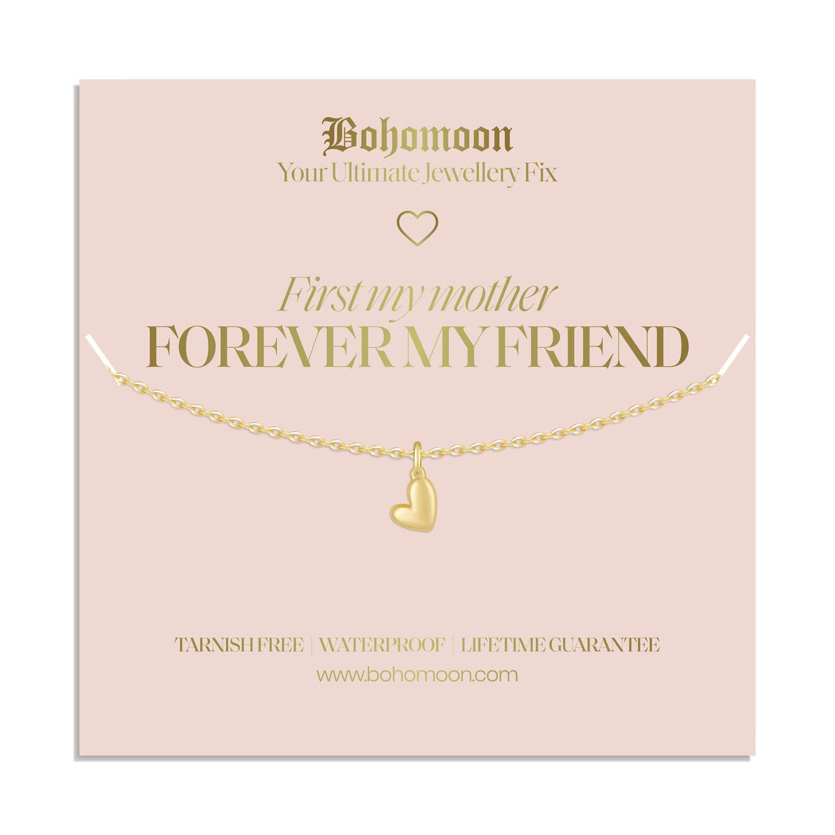 Bohomoon Stainless Steel Forever Mother Necklace