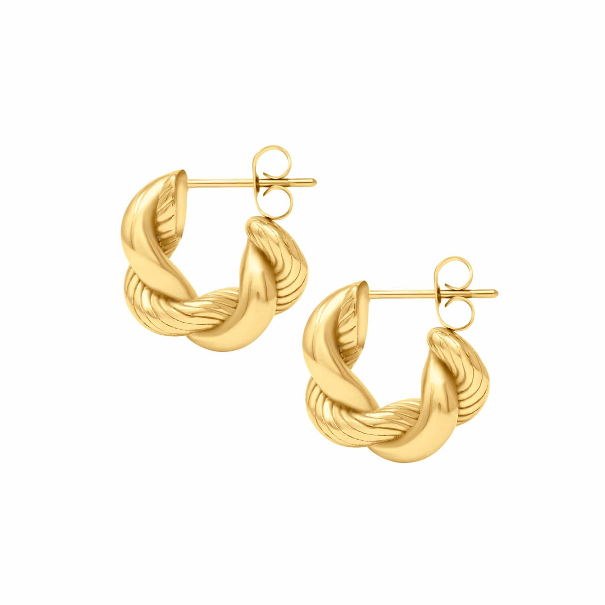 BOHOMOON Stainless Steel Freya Hoop Earrings Gold