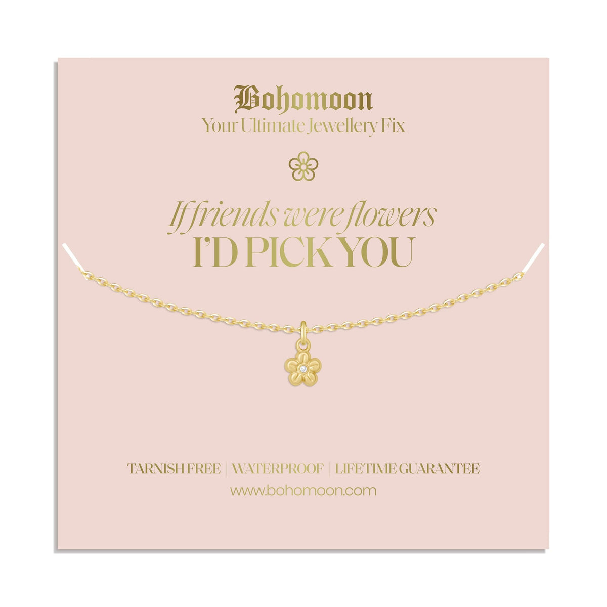 Bohomoon Stainless Steel Friendship Necklace