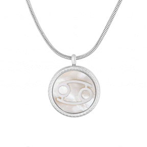 Bohomoon Stainless Steel Frost Zodiac Necklace