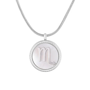 Bohomoon Stainless Steel Frost Zodiac Necklace