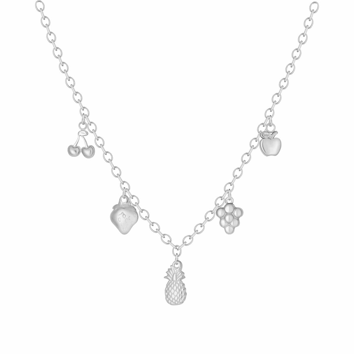 Bohomoon Stainless Steel Fruit Salad Charm Necklace