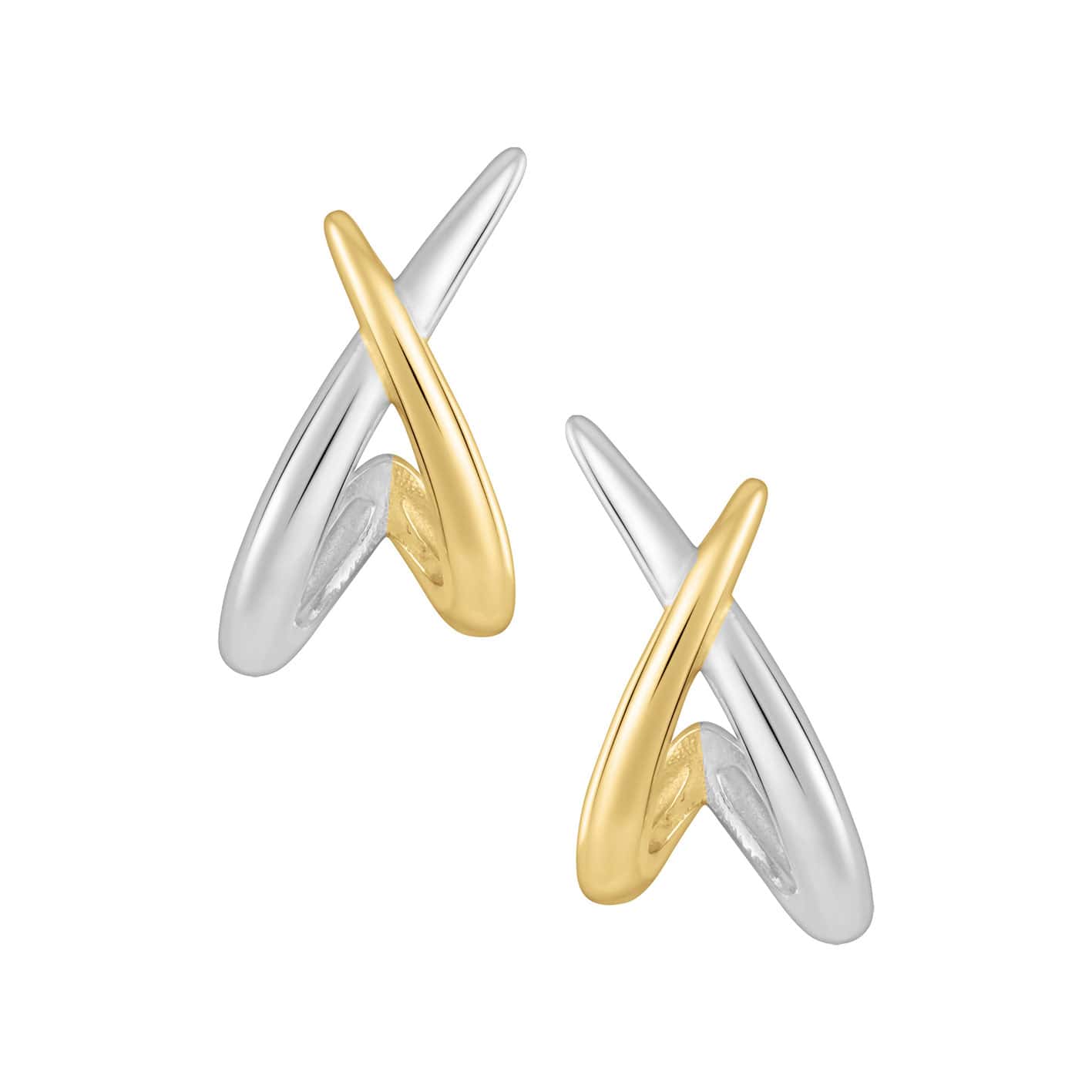 Bohomoon Stainless Steel Fusion Hoop Earrings