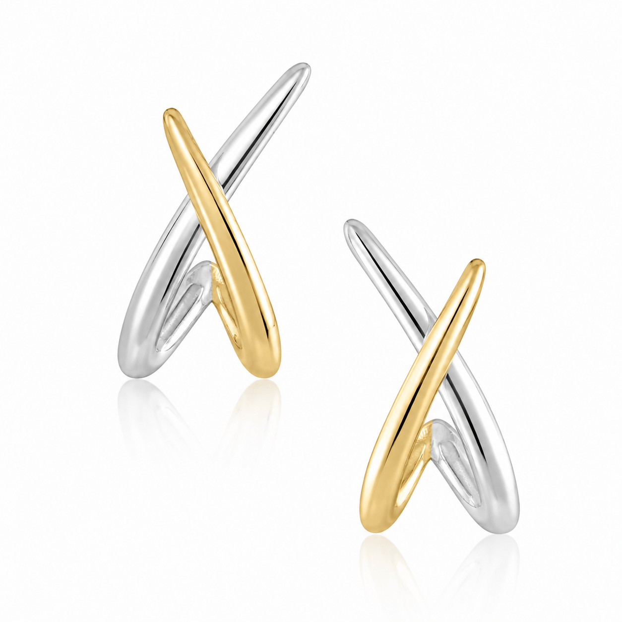 Bohomoon Stainless Steel Fusion Stud Earrings