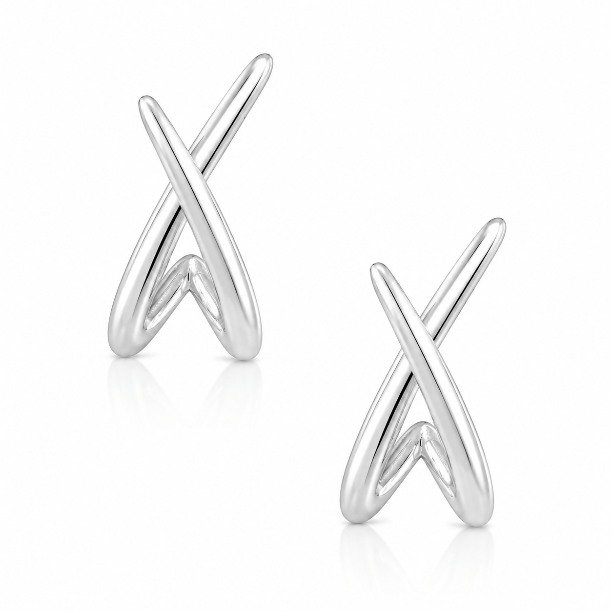 Bohomoon Stainless Steel Fusion Stud Earrings