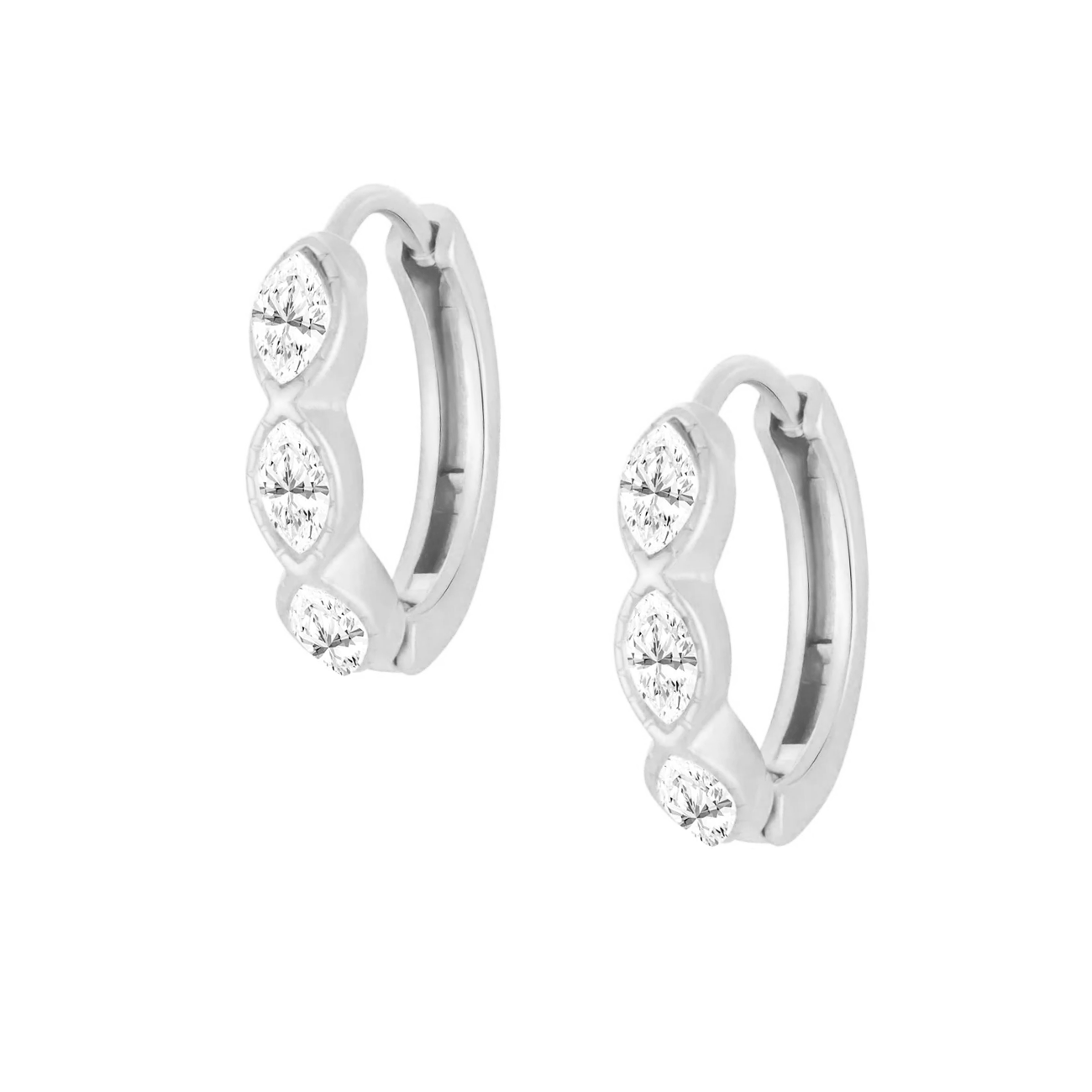 Bohomoon Stainless Steel Gabby Hoop Earrings