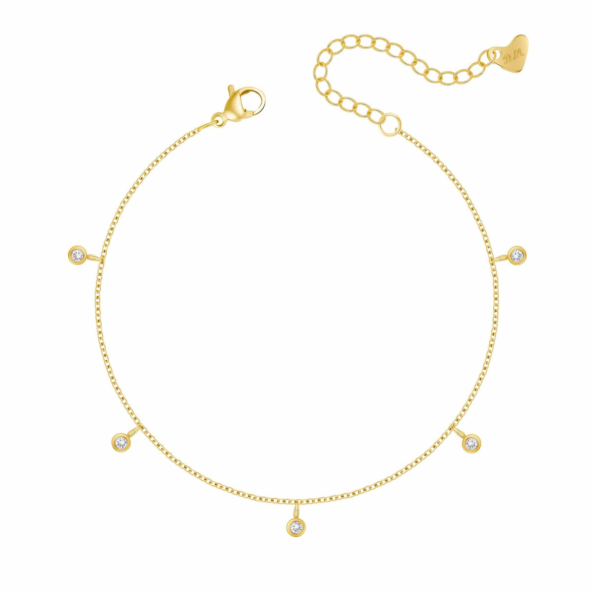 Bohomoon Stainless Steel Gabrielle Anklet