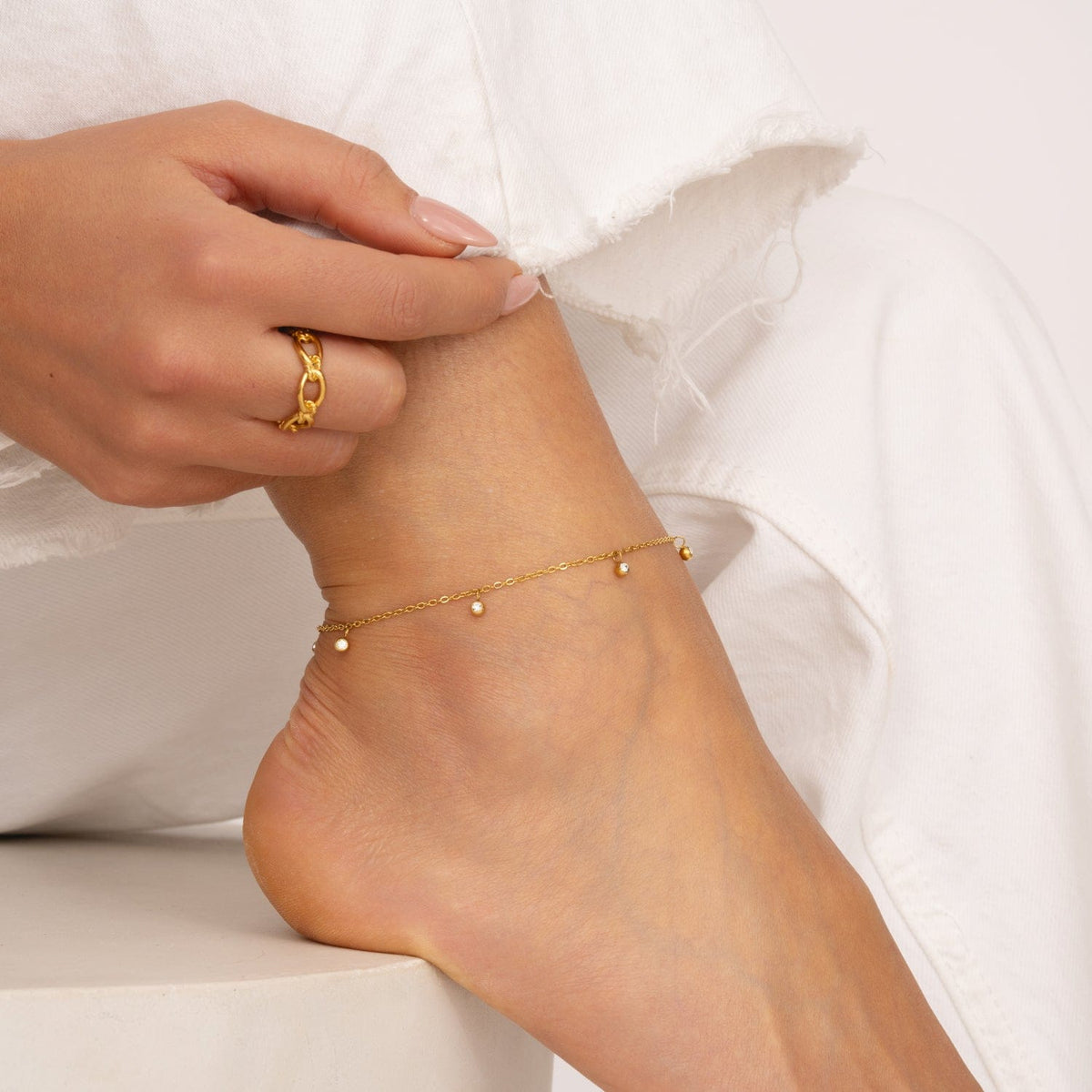 Bohomoon Stainless Steel Gabrielle Anklet