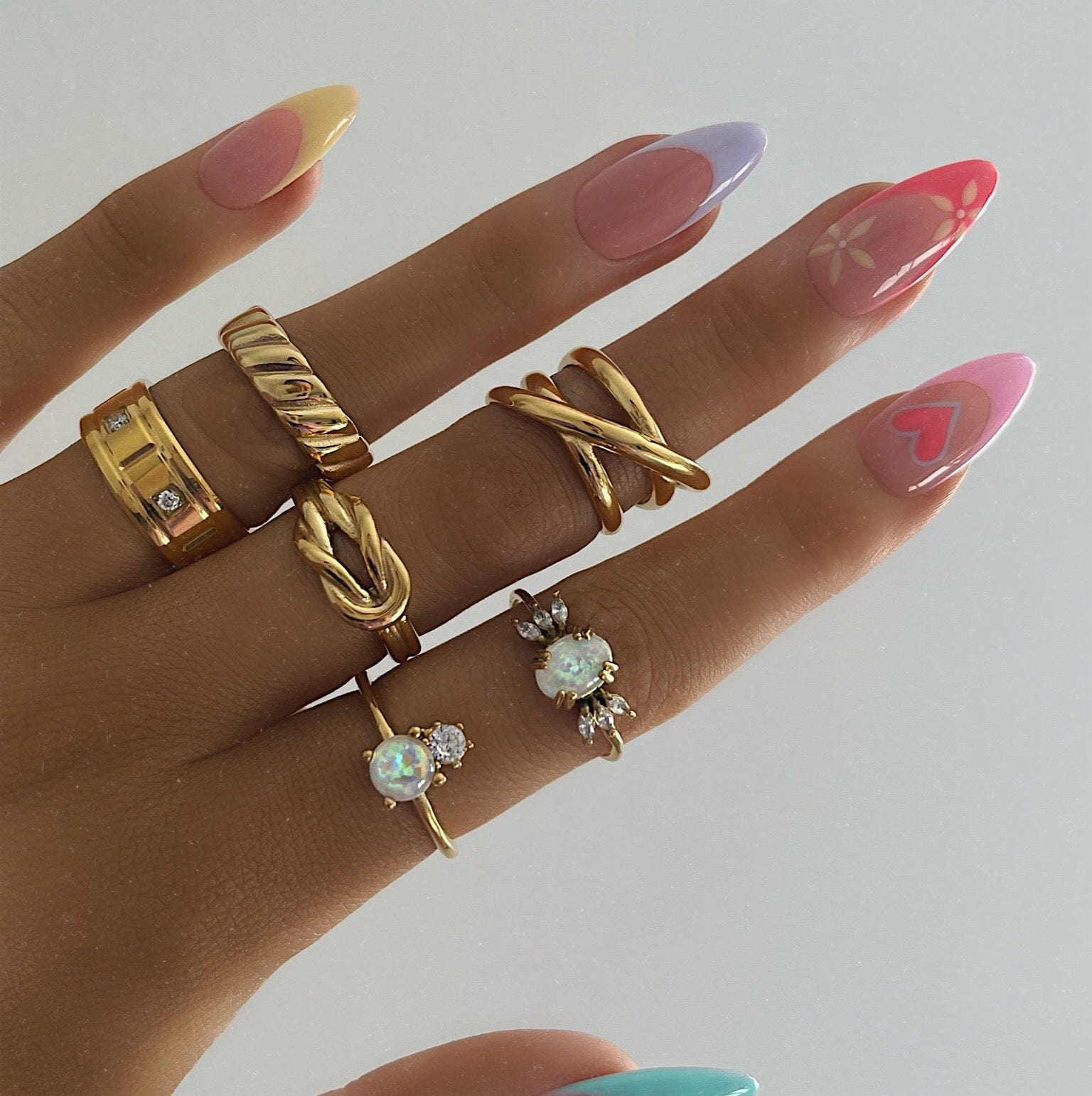 BohoMoon Stainless Steel Gaia Ring