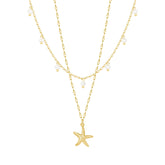Bohomoon Stainless Steel Garcelle Pearl Layered Necklace