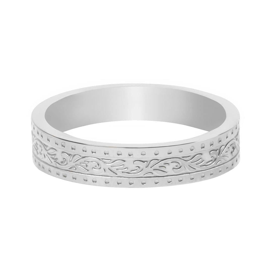 BohoMoon Stainless Steel Giselle Ring Silver / US 4 / UK H / EUR 46 / (xxsmall)