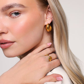 Bohomoon Stainless Steel Glory Stud Earrings