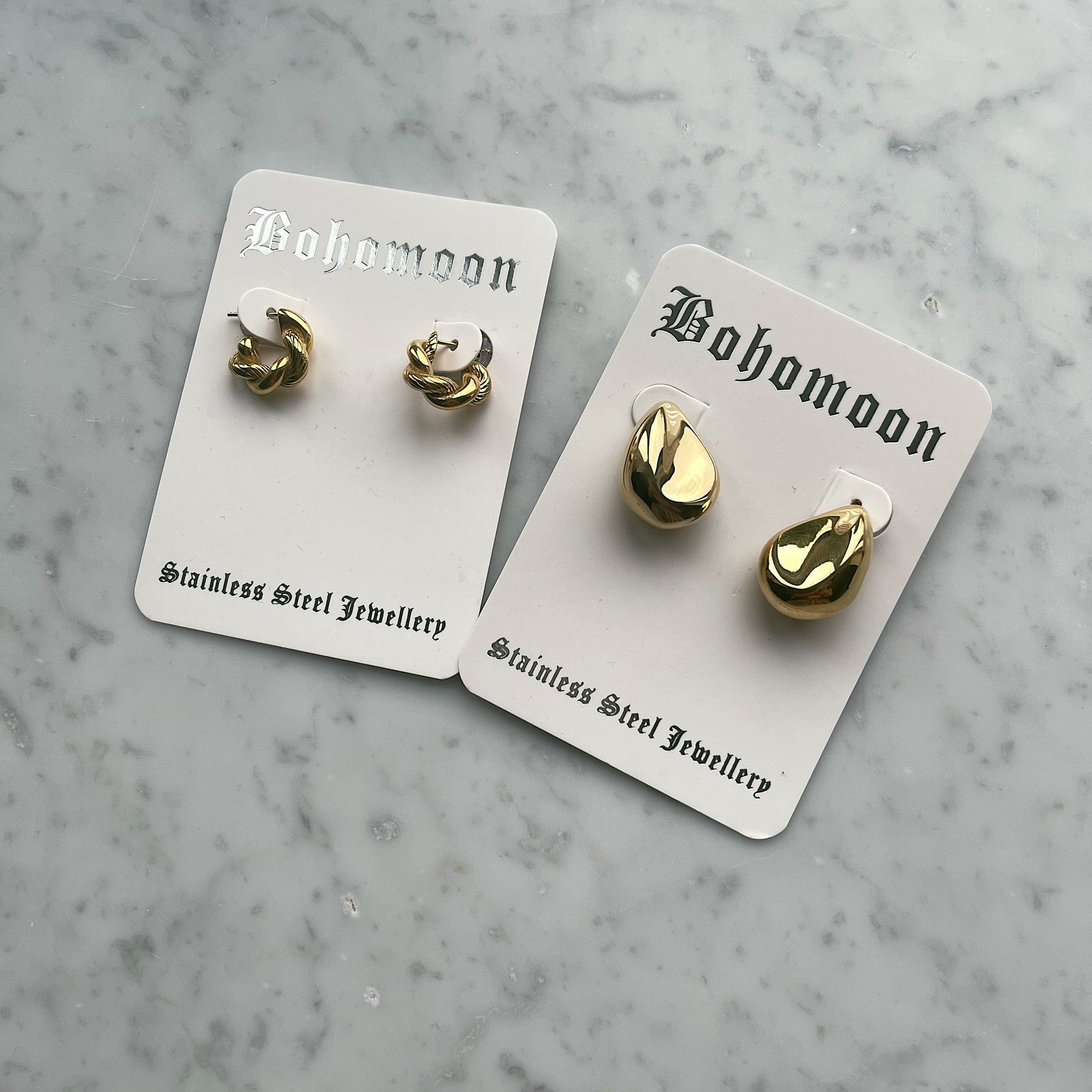 BOHOMOON Stainless Steel Glory Stud Earrings Gold