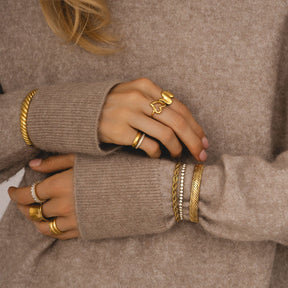 Bohomoon Stainless Steel Cloud Ring
