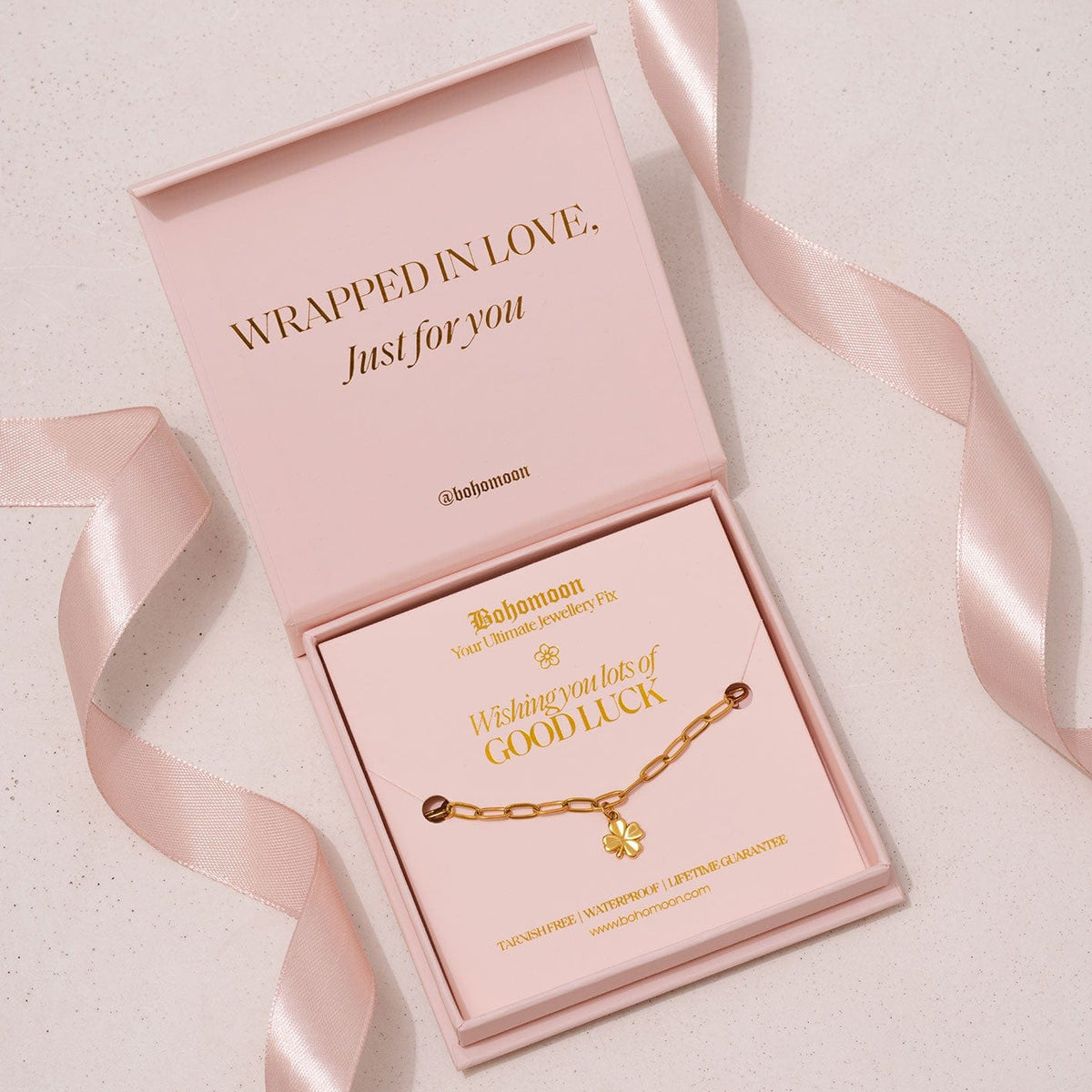 Bohomoon Stainless Steel Good Luck Bracelet