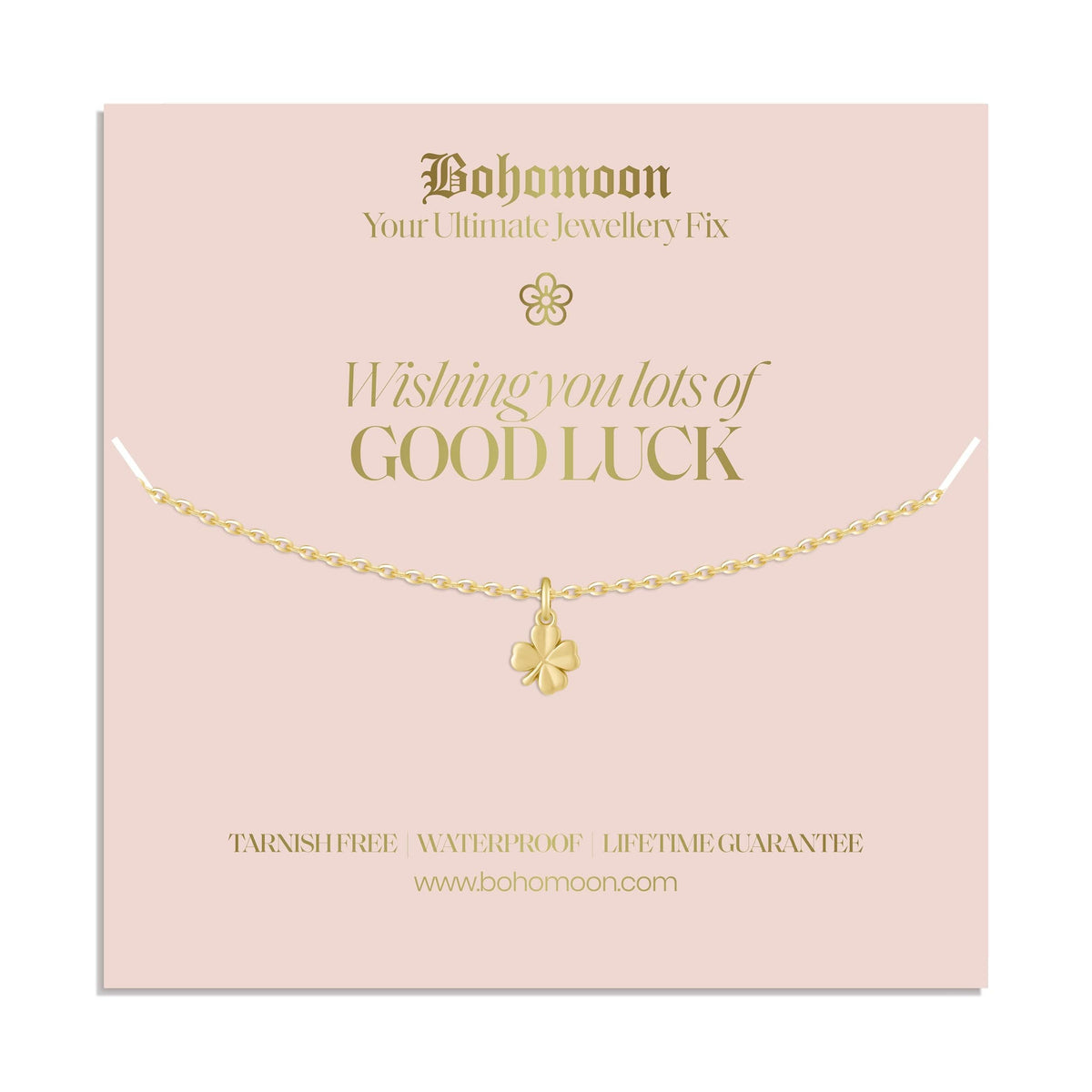 Bohomoon Stainless Steel Good Luck Necklace