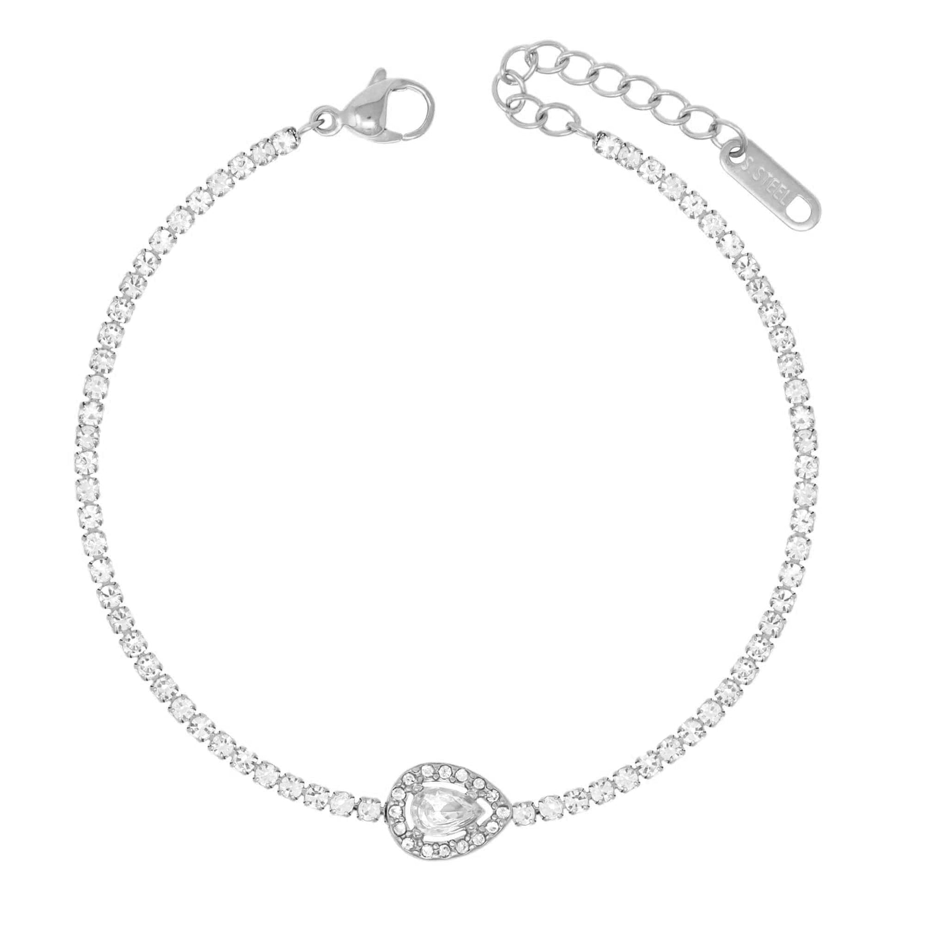 BohoMoon Stainless Steel Graceful Bracelet Silver