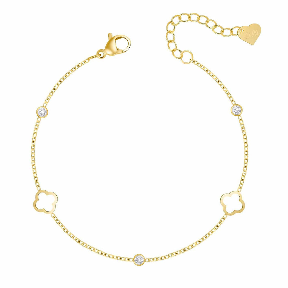 Bohomoon Stainless Steel Halo Bracelet