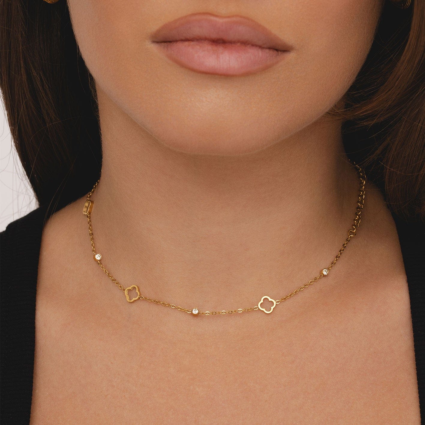 Bohomoon Stainless Steel Halo Choker