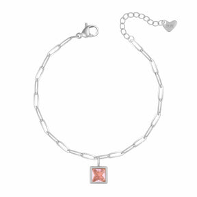 Bohomoon Stainless Steel Happy Birthday Birthstone Bracelet