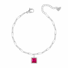 Bohomoon Stainless Steel Happy Birthday Birthstone Bracelet