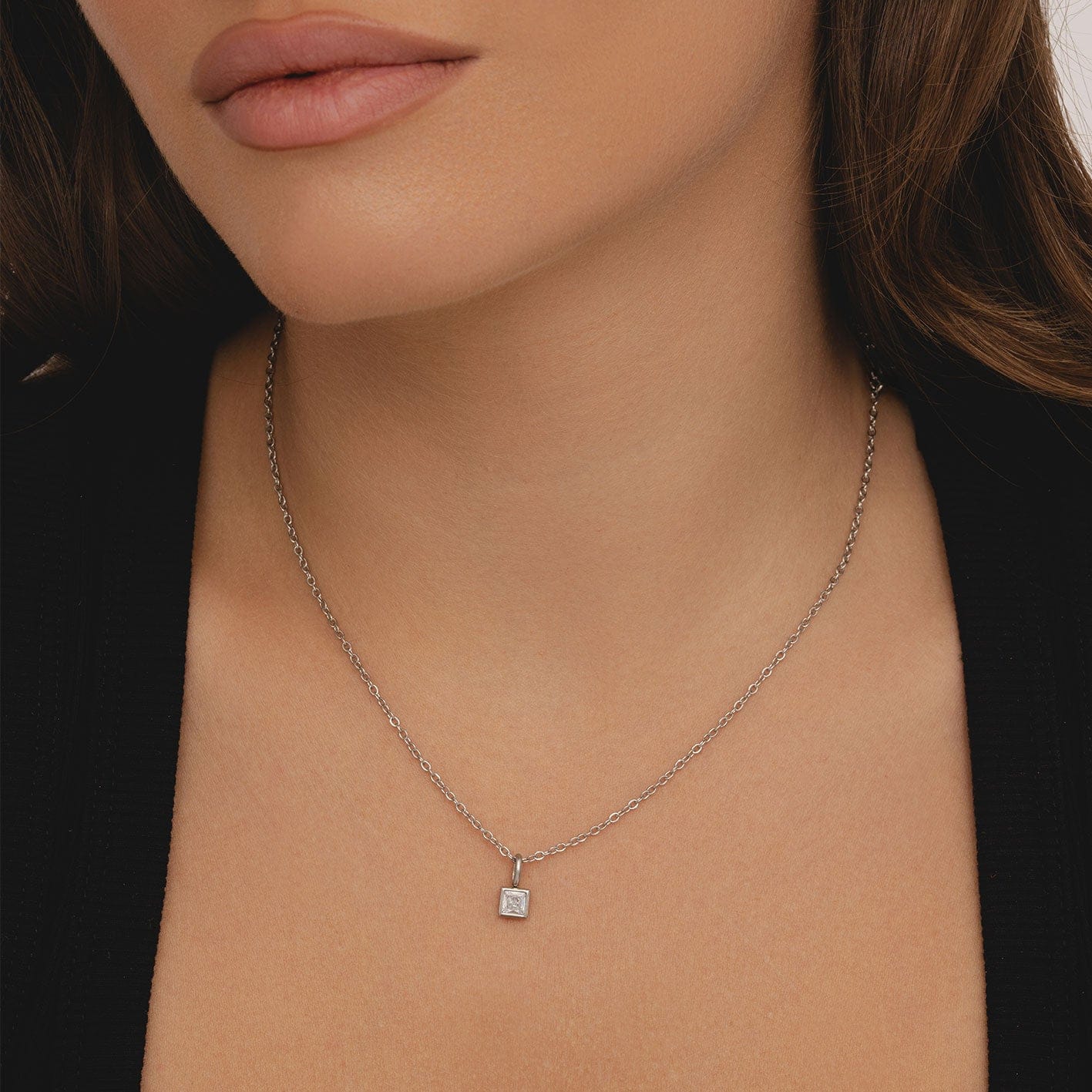 Bohomoon Stainless Steel Happy Birthday Birthstone Necklace