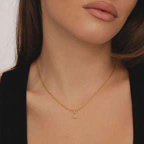 Bohomoon Stainless Steel Happy Birthday Birthstone Necklace