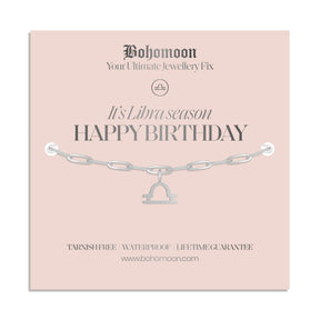 Bohomoon Stainless Steel Happy Birthday Zodiac Bracelet